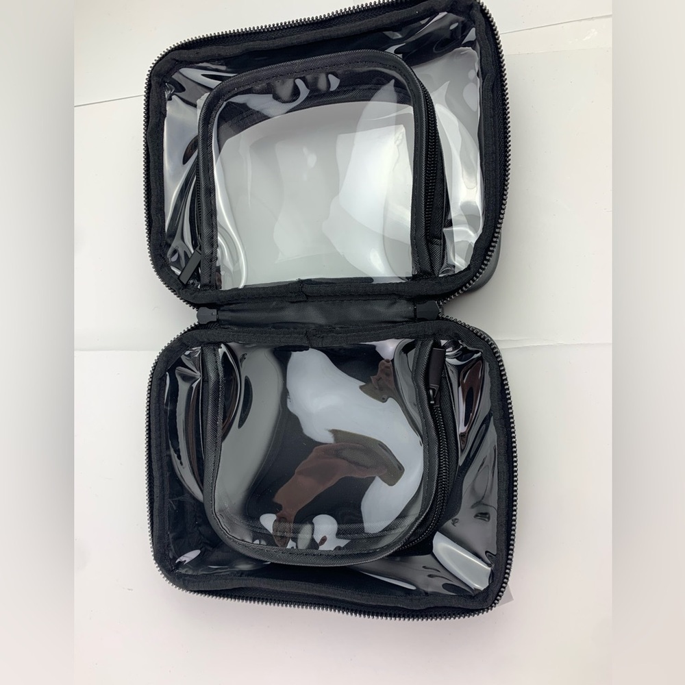 NWT Dime Beauty Travel Cosmetic Bag Case Black Organization Toiletries - Picture 4 of 6